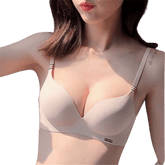 Wireless Push Up Bra Pack of 2 Ultra Thin Cup Seamless Pushup Non-wired Strap Comfortable Bra